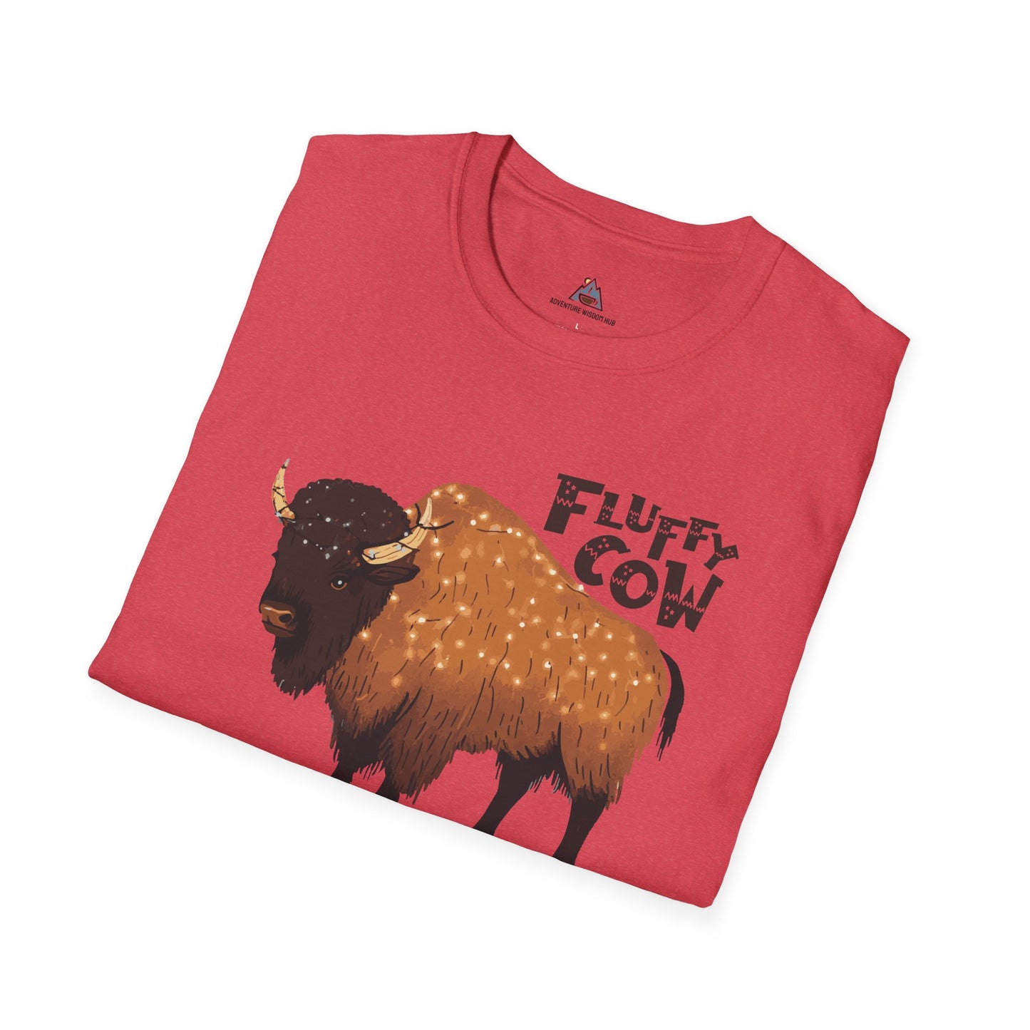 Fluffy Cow Christmas T-Shirt
