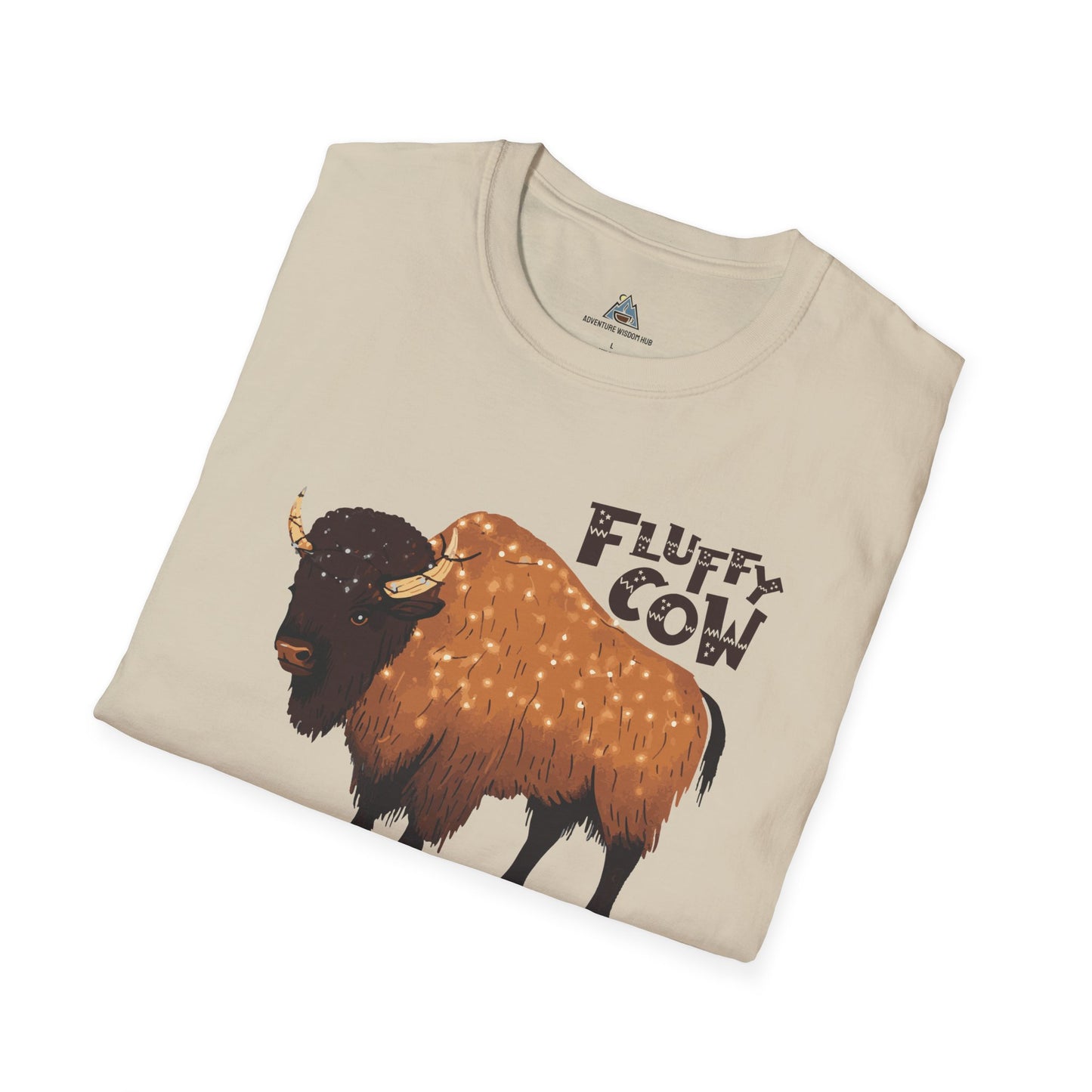 Fluffy Cow Christmas T-Shirt