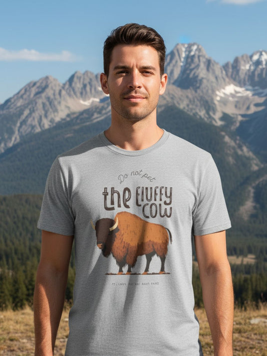 Do Not Pet the Fluffy Cow T-shirt